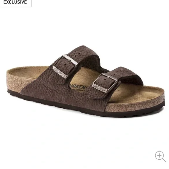 Birkenstock Men’s Arizona Nubuck Leather Desert Buck Roast Size EU43 US 10-10.5